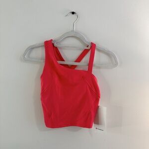 Lululemon Asymmetric Tennis Tank in Lipgloss